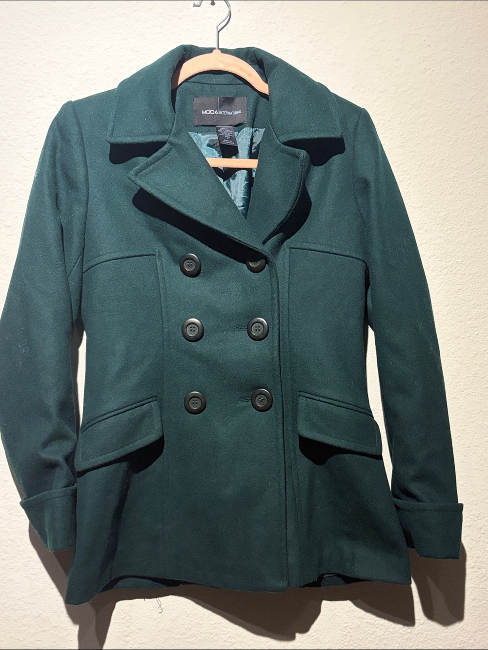 Moda International pea coat size small